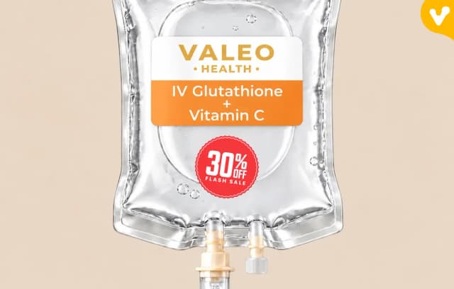 IV Glutathione 1,200mg  + Vitamin C 2500 mg
