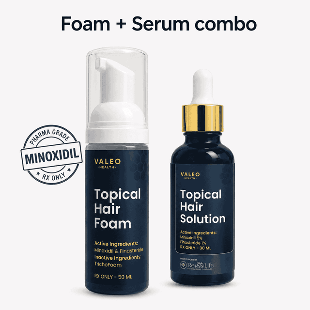 Hair Growth Serum and Foam Combo