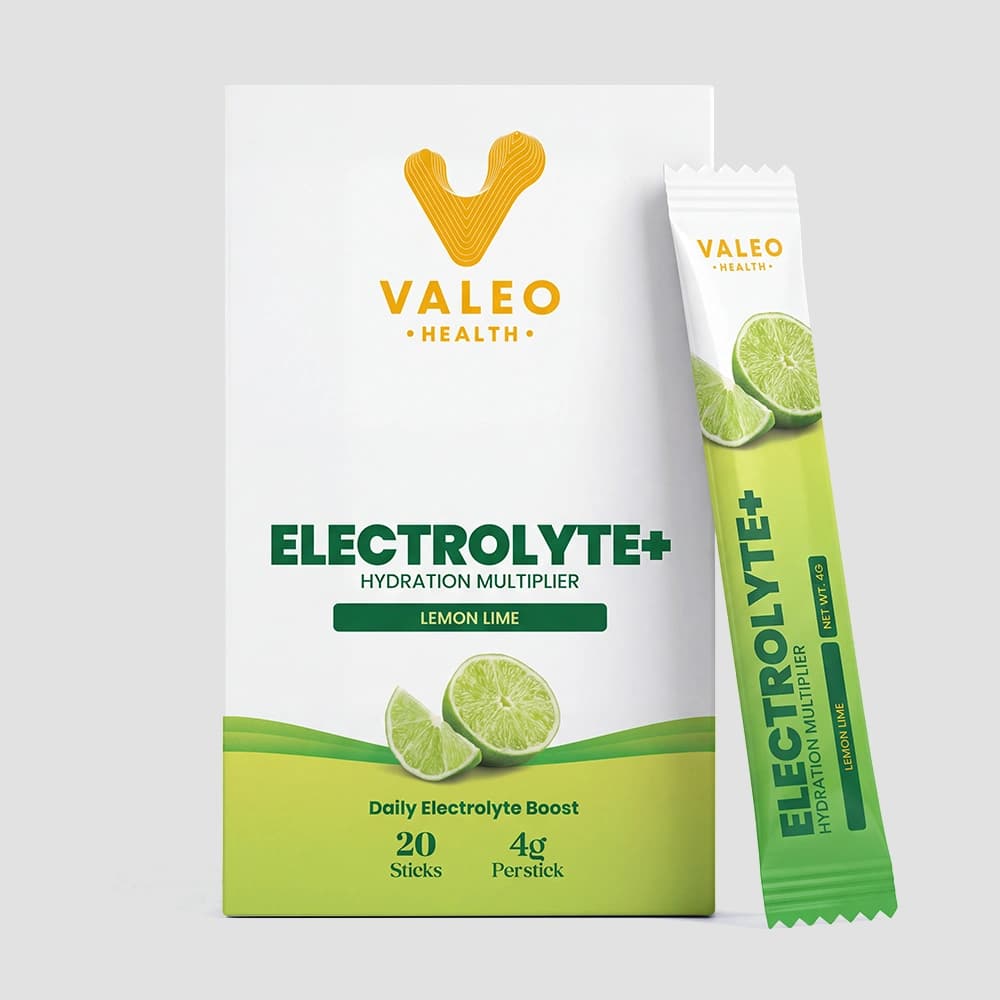 Valeo Hydration Electrolyte+ Lemon and Lime Stick Pack 20