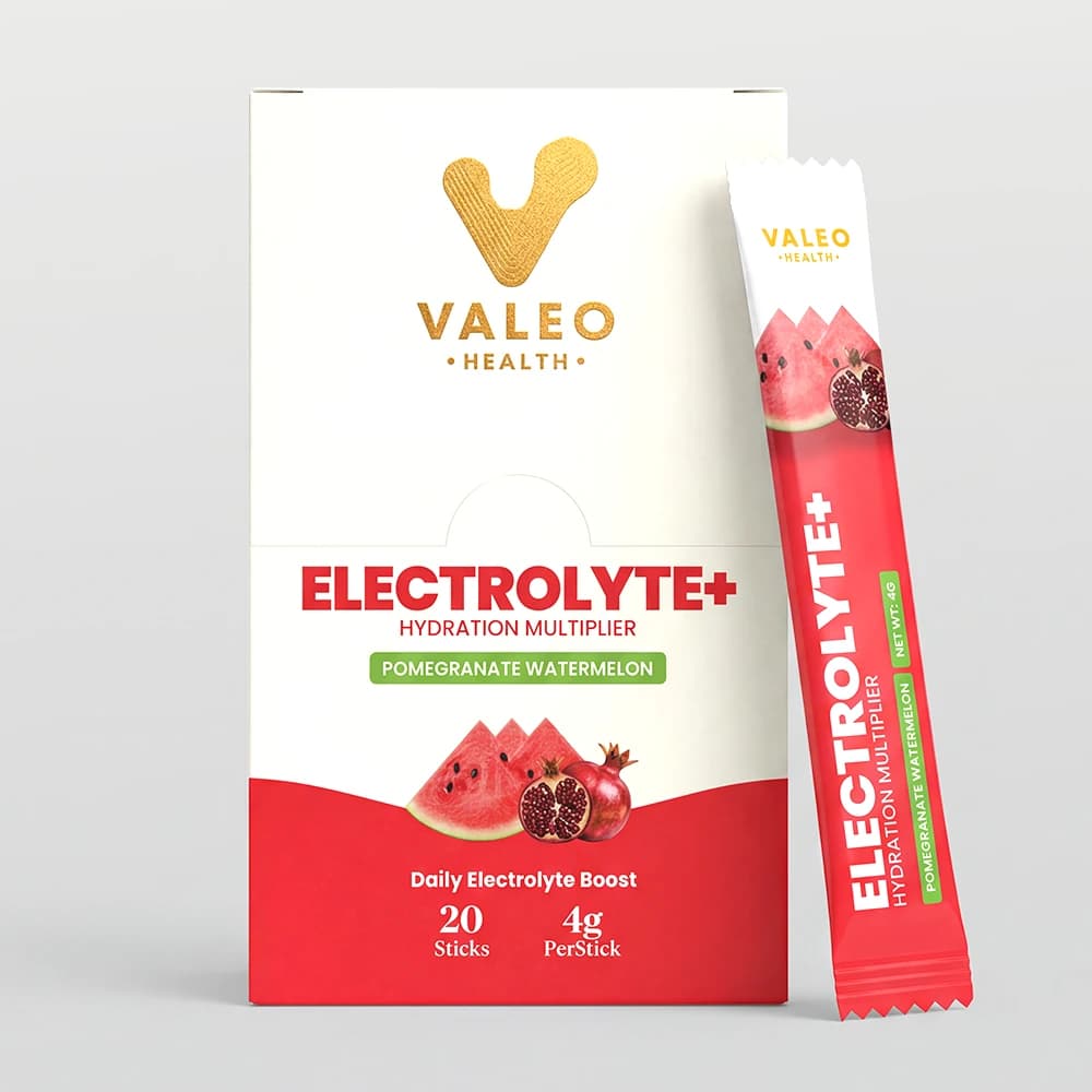 Valeo Hydration Electrolyte+ Pomegranate and Watermelon Stick Pack 20