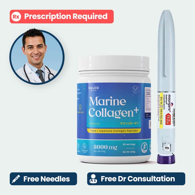 Mounjaro 15mg + Marine Collagen + (Free Needles)