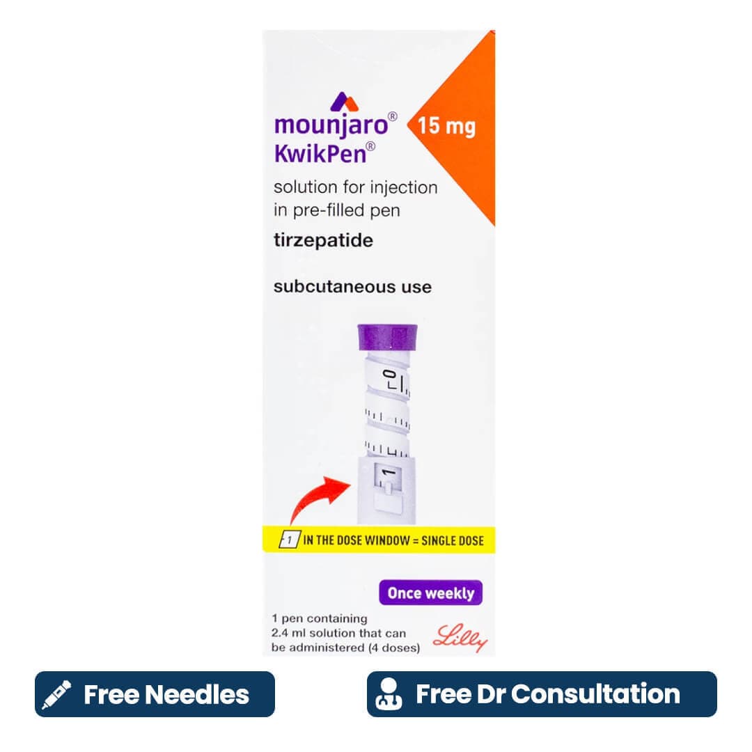 Mounjaro 15 mg Kwikpen + (Free Needles)