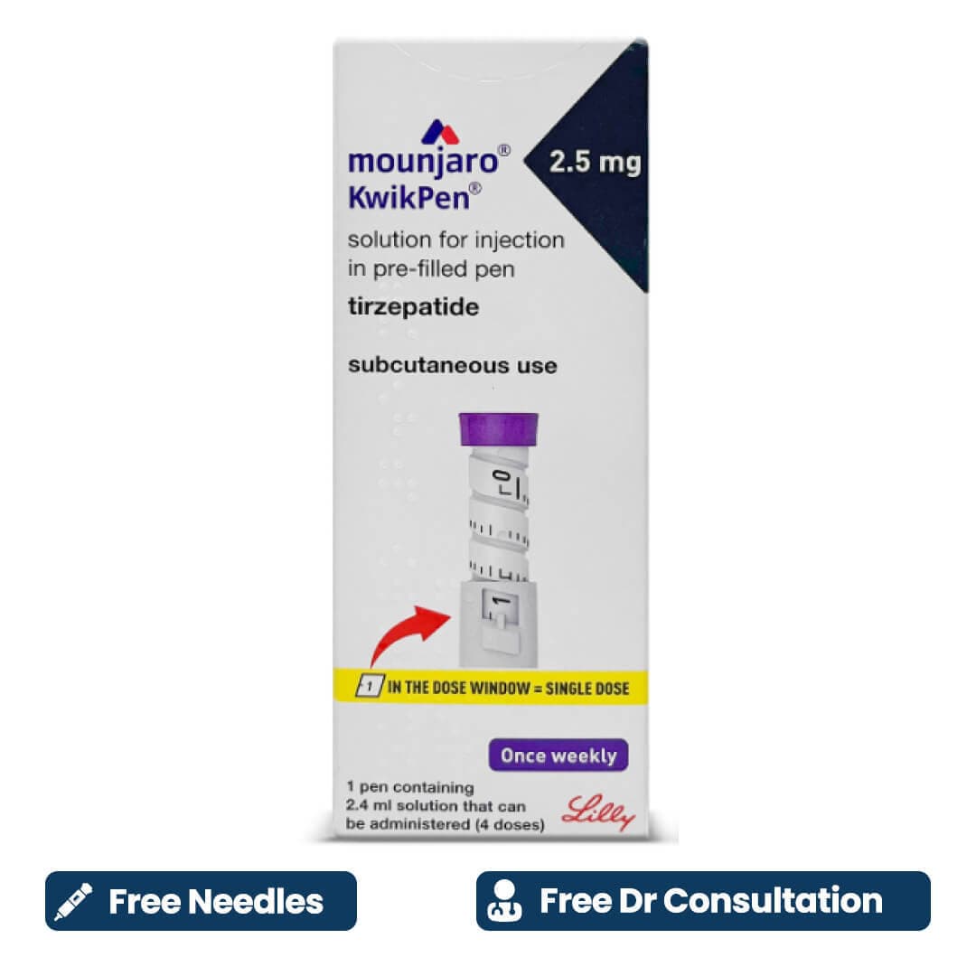 Mounjaro 2.5 mg Kwikpen + (Free Needles)