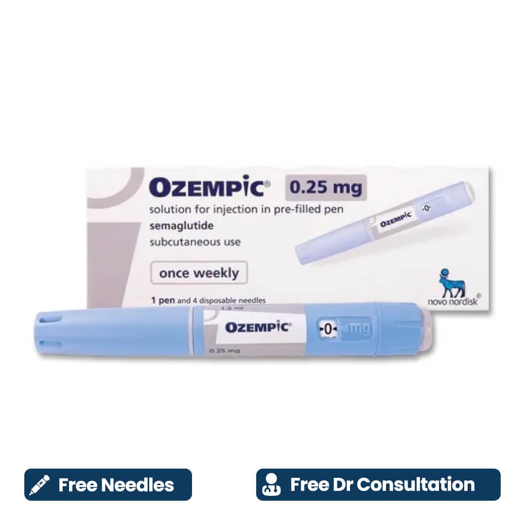 Ozempic 0.25mg Pre-Filled Pen  (4 Needles included)