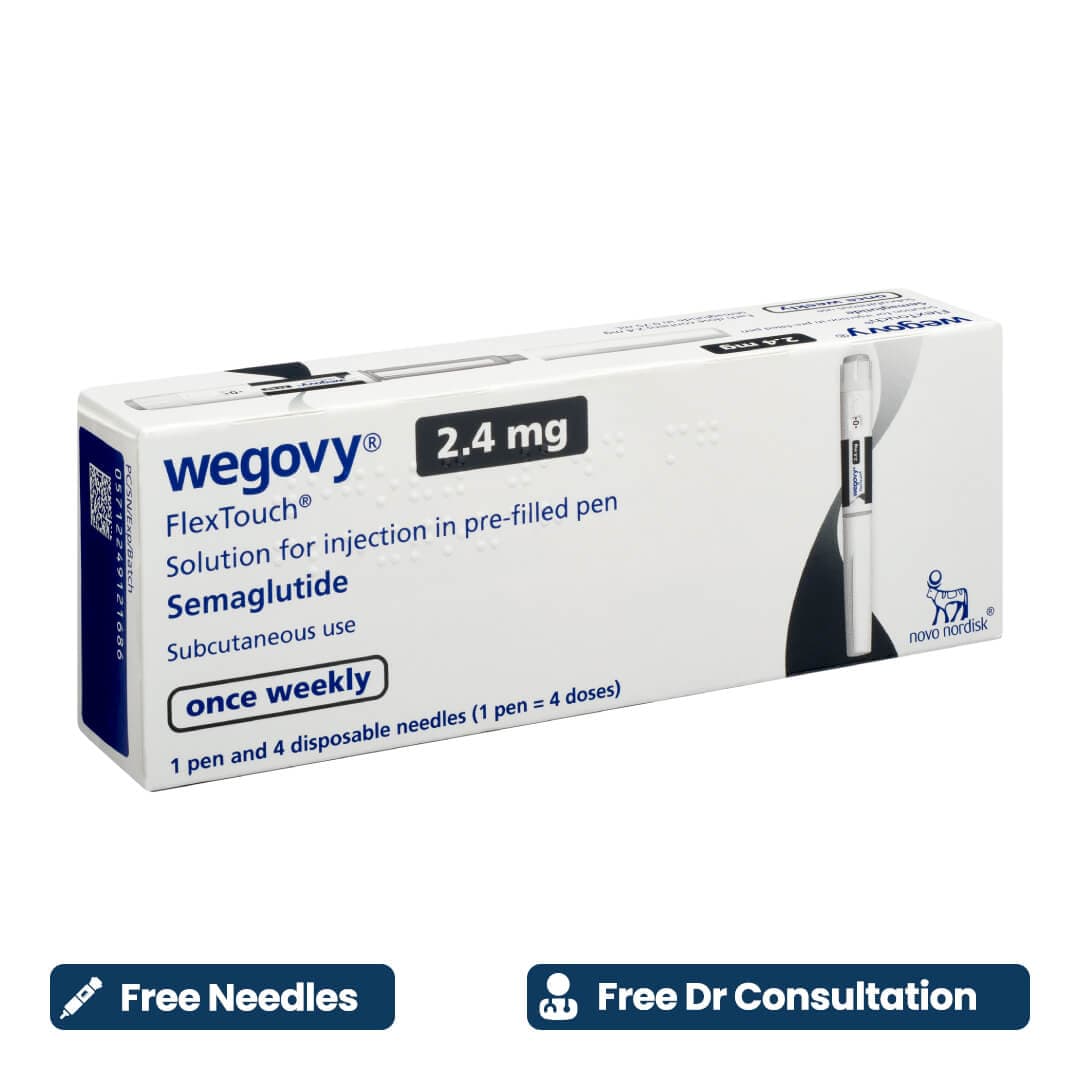 Wegovy 2.4mg Flextouch Pre-Filled Pen (Needles included)