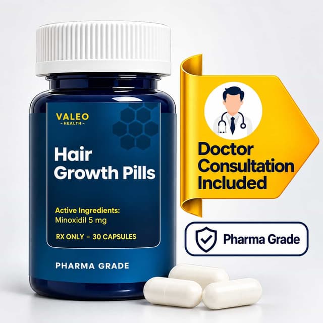 Minoxidil 5 mg - 30 Capsules