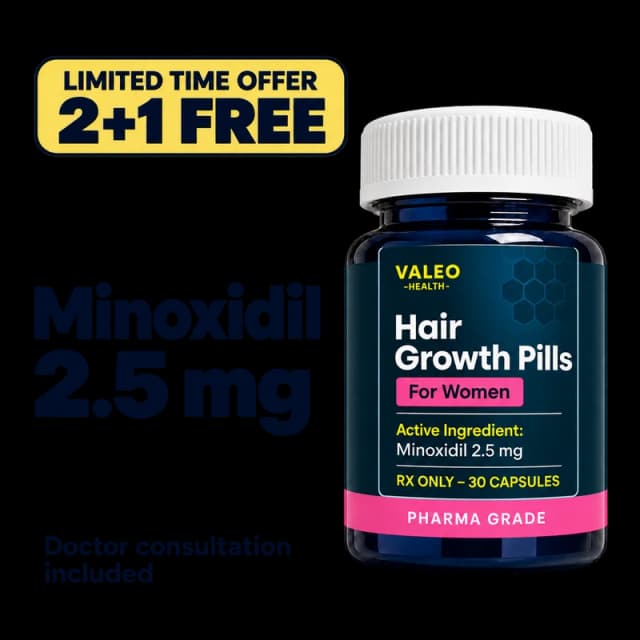 Minoxidil 2.5 mg (Buy 2 Months, Get 1 Month FREE)