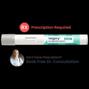 Wegovy 0.25mg Flextouch Pre-Filled Pen (Free Needles + Swabs)(Rx)