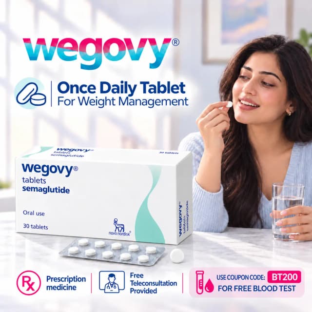 برنامج "ويغوفي" (Wegovy) الفموي مع فحص دم مجاني