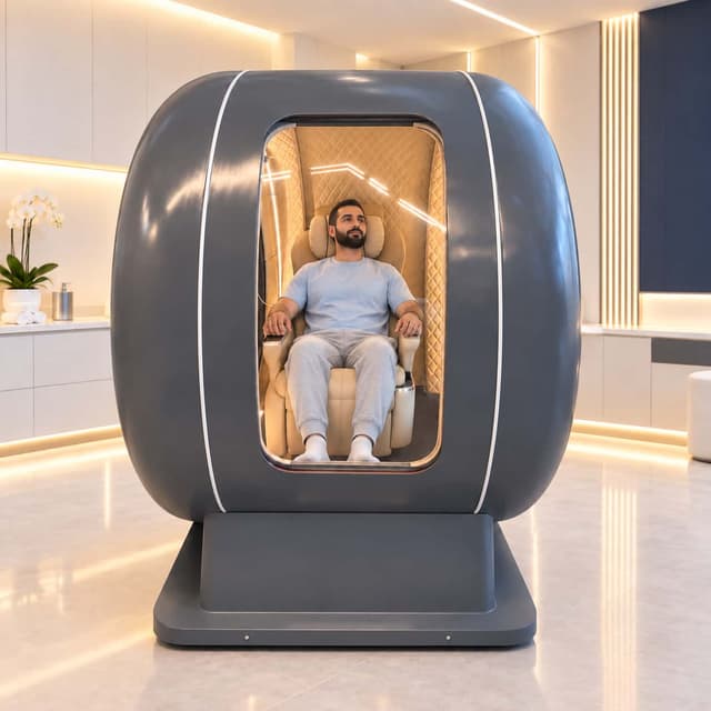جلسة العلاج بالأكسجين عالي الضغط – 30 دقيقة