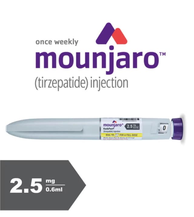 Mounjaro 2.5mg Kwikpen (Incl Needles & Swabs)