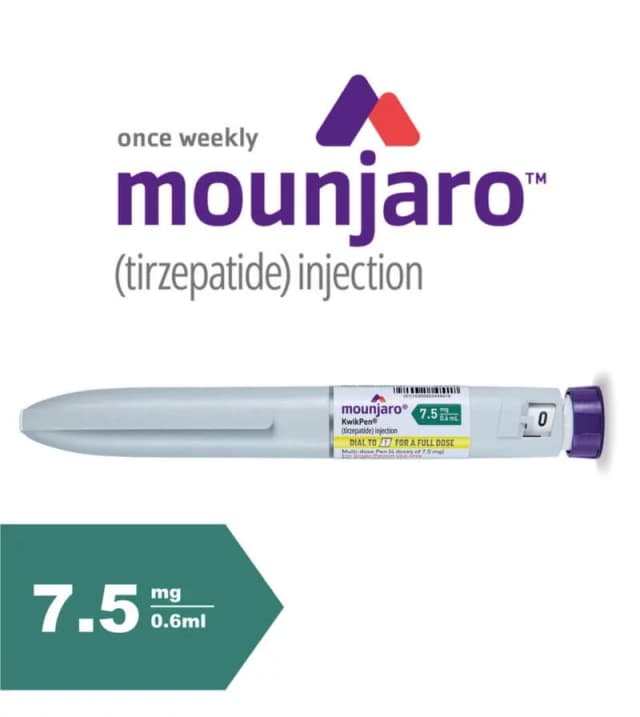 Mounjaro 7.5mg Kwikpen (Incl Needles & Swabs)