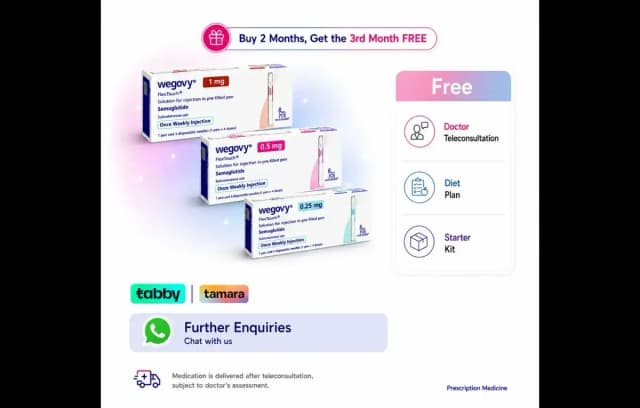 2 + 1 GLP-1 Weight Loss Program with Wegovy