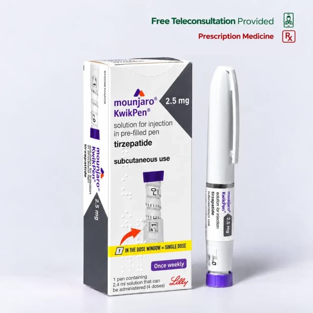 Mounjaro 2.5mg Kwikpen + Free Needles