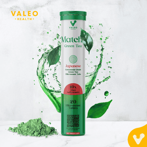 Valeo Matcha Green Tea Effervescent Tabs (20)